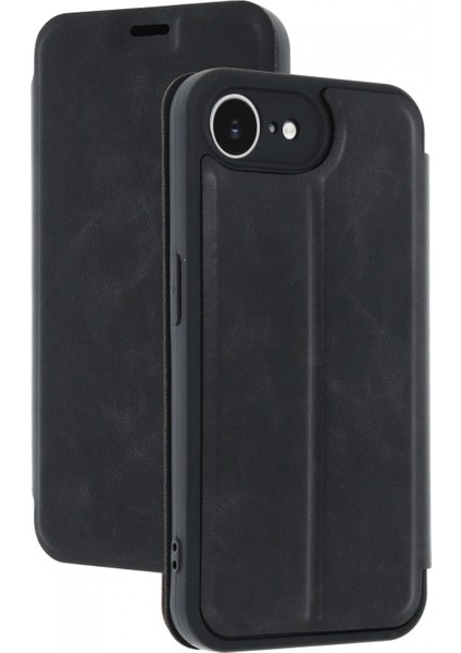 iPhone 16E Kılıf Flip Cover - Siyah modelleri