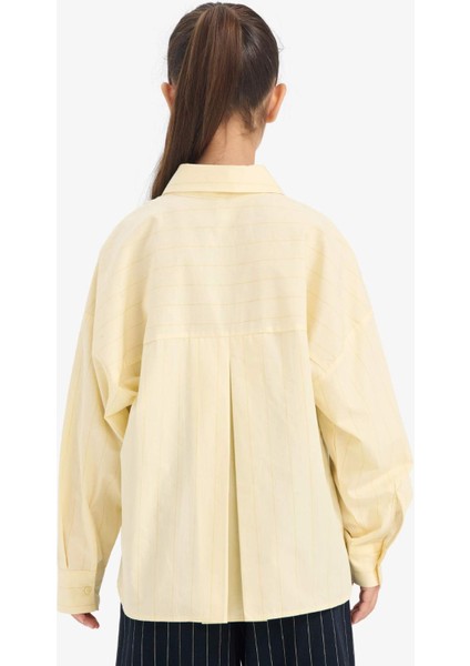 Kız Çocuk Poplin Uzun Kollu Gömlek G3360A825WN fırsatları