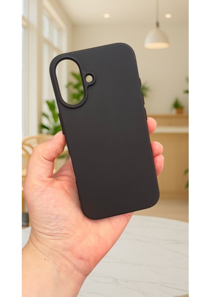 iPhone 16 - Silikon Darbe Emici Klasik Korumalı Rubber Kılıf