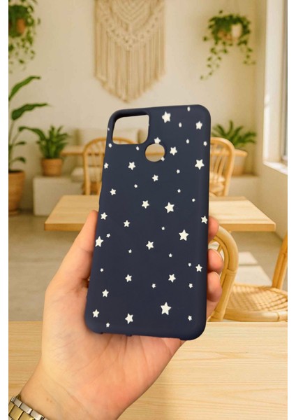 Realme C25 - Minimal Yıldız Desenli Silikon Darbe Emici Klasik Korumalı Rubber Kılıf fiyatları