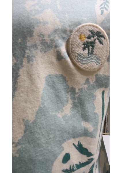 Çocuk Unisex Kız Erkek Şortlu Alt Üst Takım Kreş %100 Pamuk Rahat Tarz Tasarım Premium, Haki