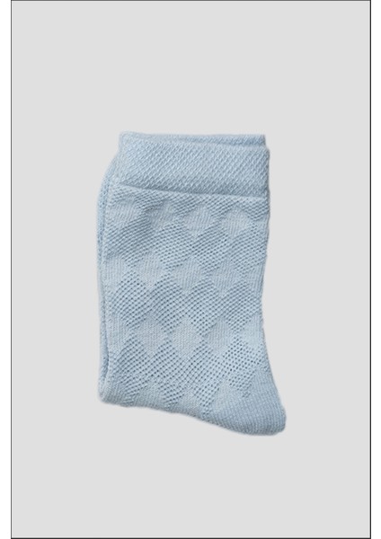 4 Çift Jakar Desenli Pamuklu Çocuk Soket Çorap modelleri