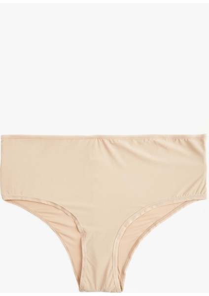 Yüksek Bel Rahat Kalıp Basic Brazilian Külot