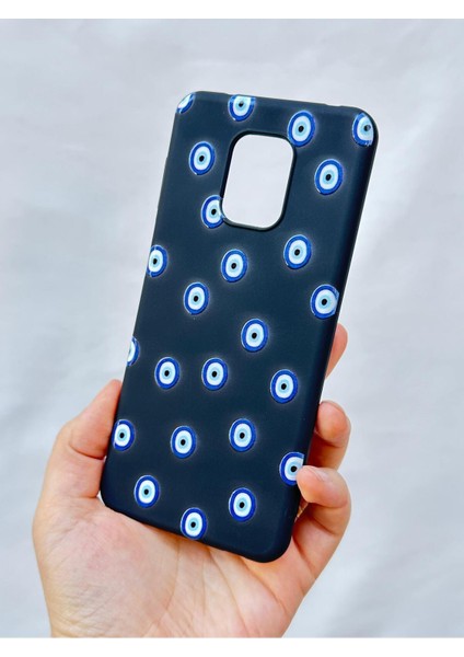 Redmi Note 9pro/9s Uyumlu Nazar Boncuk Desenli Silikon Darbe Emici Klasik Korumalı Rubber Kılıf fırsatları