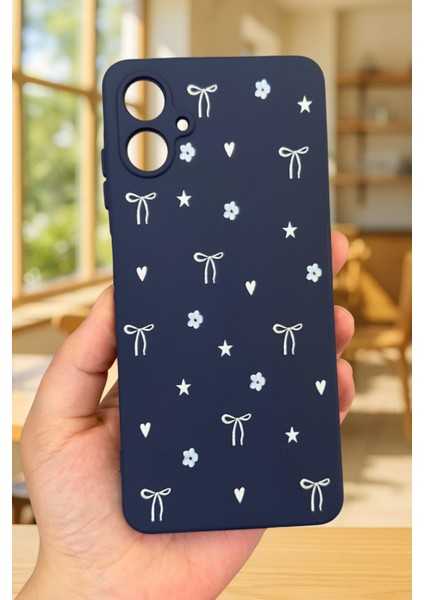 Samsung Galaxy A05 Uyumlu Mini Fiyonk Desenli Silikon Darbe Emici Klasik Korumalı Rubber Kılıf fiyatları