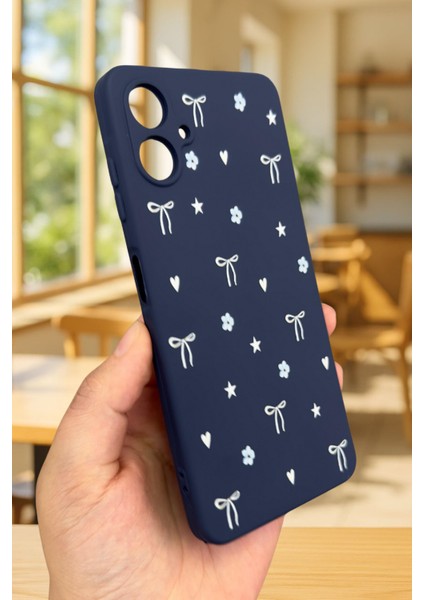 Samsung Galaxy A05 Uyumlu Mini Fiyonk Desenli Silikon Darbe Emici Klasik Korumalı Rubber Kılıf fırsatları