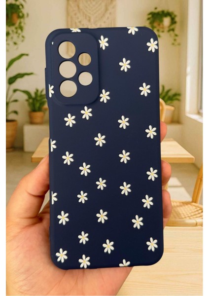 Samsung Galaxy A72 Uyumlu Mini Papatya Desenli Silikon Darbe Emici Klasik Korumalı Rubber Kılıf fiyatları