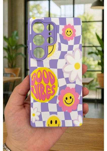 Samsung Galaxy S25 Ultra - Good Vibes Silikon Darbe Emici Klasik Korumalı Rubber Kılıf fiyatları