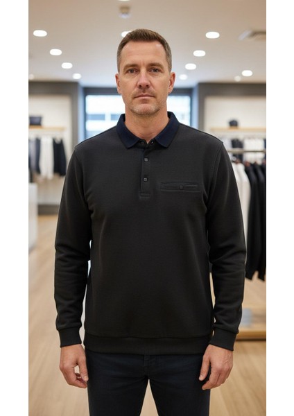 Battal Polo Yakalı Patlı Uzun Kol modelleri