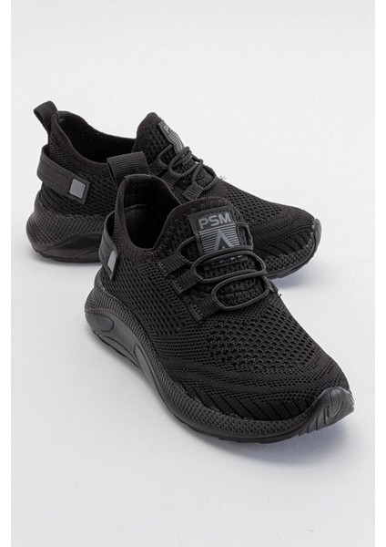 Triko Çocuk Spor Ayakkabı 26-30 Siyah Siyah