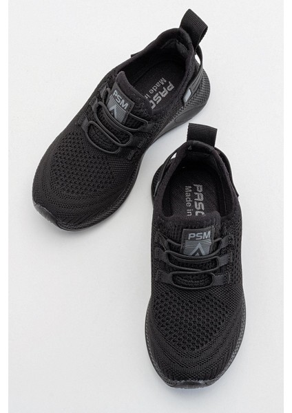 Triko Çocuk Spor Ayakkabı 26-30 Siyah Siyah indirimleri