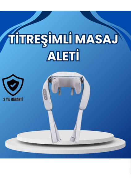 Şarjlı Boyun ve Omuz Masaj Aleti | 3D Yoğurma Teknolojisi - M767R872-K97767