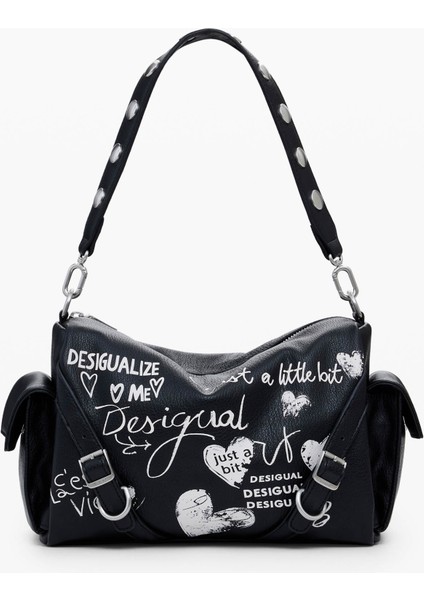 Siyah Kadın Omuz Çantası 25WAXPA62000 fırsatları