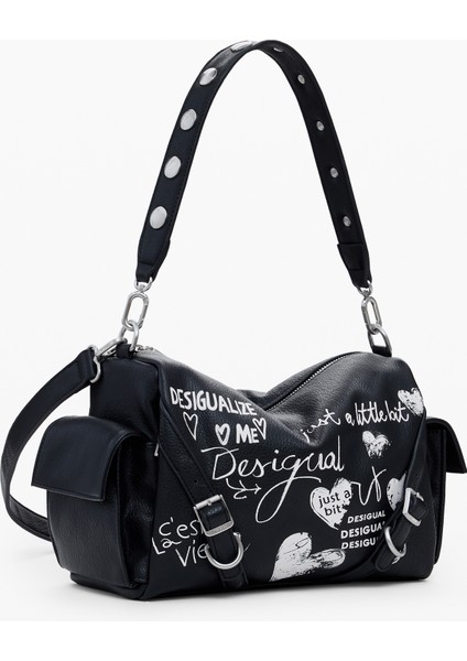 Siyah Kadın Omuz Çantası 25WAXPA62000 indirimleri