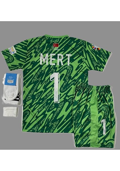 Mert Günok Türkiye Milli Takımı Euro 2024 Kaleci Çocuk Forması 4'lü Set