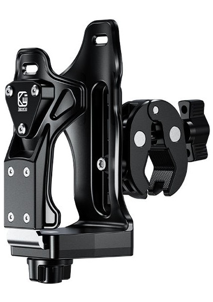 Abs Metal Alaşım Su Şişesi & Termos Tutucu – Bisiklet, Scooter, Motosiklet, Bebek Arabası Uyumlu – 360° Ayarlı Kelepçe