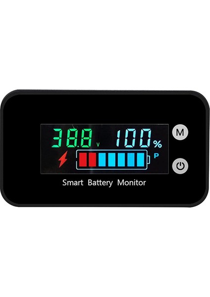 7-100V Dijital Pil Kapasite Test Cihazı Pil Monitörü Voltaj Sıcaklık Anahtarı Ölçer Araç Gemileri, Ipx7 Su Geçirmez (Yurt Dışından) modelleri