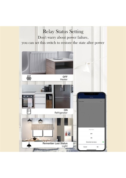 Power Monitor Zigbee Switch 30A Yüksek Güçlü AC90-250V Taya Akıllı Yaşam Uygulaması Alexa Google Asistan Ses Kontrolü (Beyaz) (Yurt Dışından) fırsatları