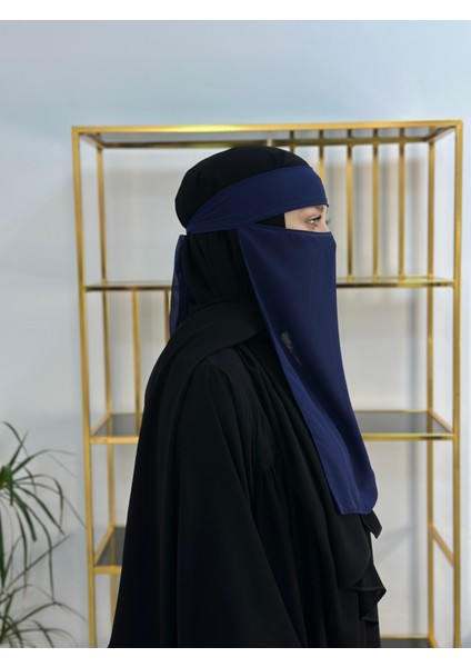 Tek Katlı Pece Medine Ipegi Lacivert Renk indirimleri