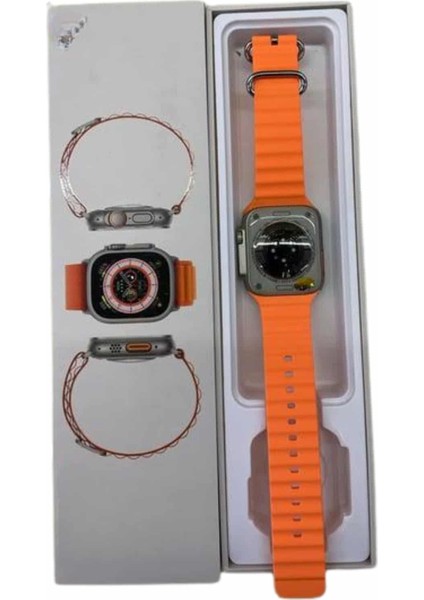 Akıllı Saat Android ve Ios Uyumlu 49 mm Nfc Özelliği Gps Takibi - M688R791-K17688 indirimleri