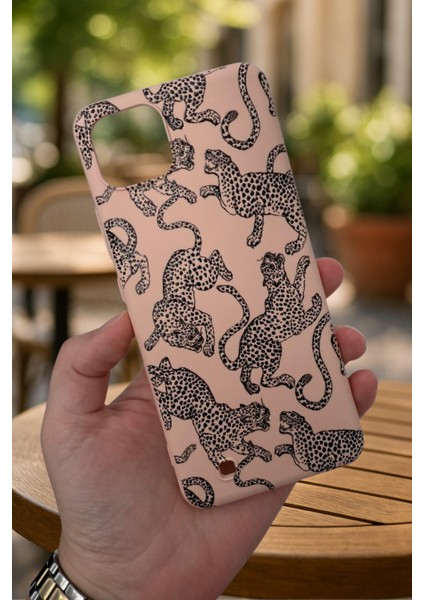 Realme C11 - Leopar Desenli Silikon Darbe Emici Klasik Korumalı Rubber Kılıf