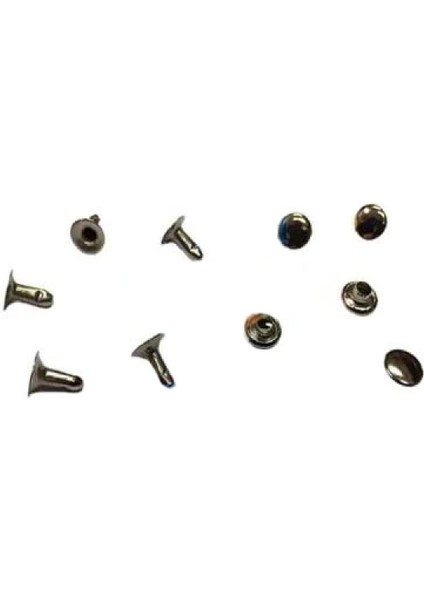 Rivet Perçin - 7mm, Nikel, 1000 Adet