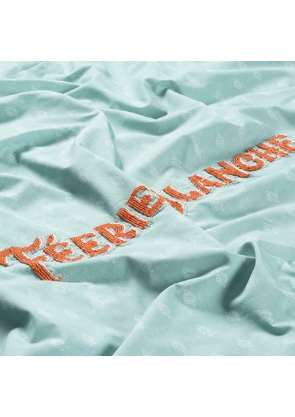 Sansad 200 Tc El Işi Nakışlı Pamuk Nevresim Takımı 200X220 cm Koyu Yeşil fırsatları