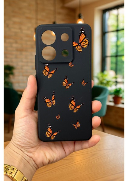 Xiaomi Redmi Note 13 Pro 5g Kelebek Desenli Silikon Darbe Emici Klasik Korumalı Rubber Kılıf fırsatları