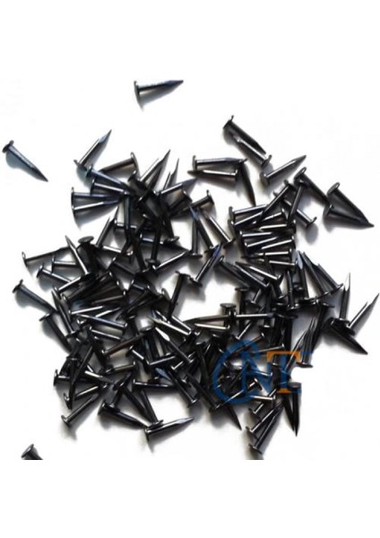 Klips, Menteşe, Ayağı Çivisi 7mm Çelik - Siyah 100gr