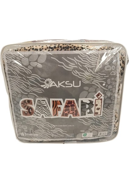 Safari Çift Kişilik Ultra Yumuşak Embos Vizon Battaniye (200X240)-LEOPAR Bej fırsatları