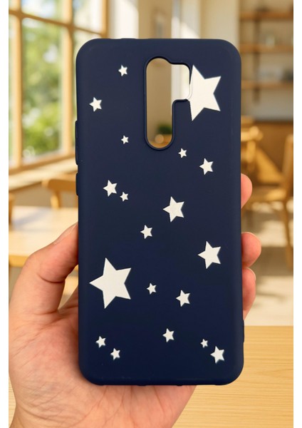 Xiaomi Redmi 9 Uyumlu Mini Yıldız Desenli Silikon Darbe Emici Klasik Korumalı Rubber Kılıf fiyatları