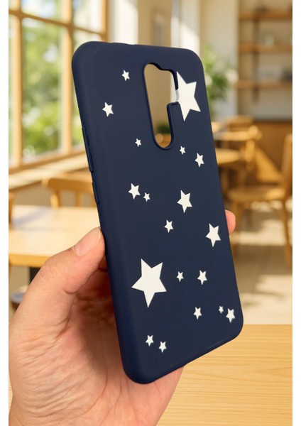 Xiaomi Redmi 9 Uyumlu Mini Yıldız Desenli Silikon Darbe Emici Klasik Korumalı Rubber Kılıf fırsatları