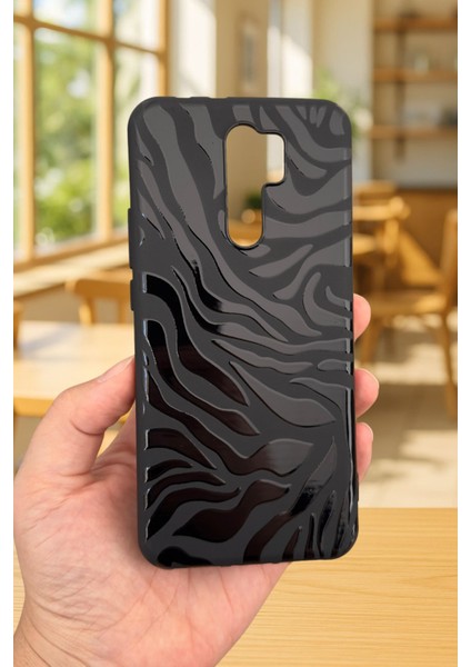 Xiaomi Redmi 9 Uyumlu Zebra Desenli Silikon Darbe Emici Klasik Korumalı Rubber Kılıf fiyatları