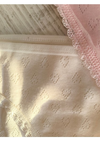 Kız Çocuk Külot 3'lü Jakarlı Terletmez %100 Pamuk Beyaz Krem Pembe fırsatları