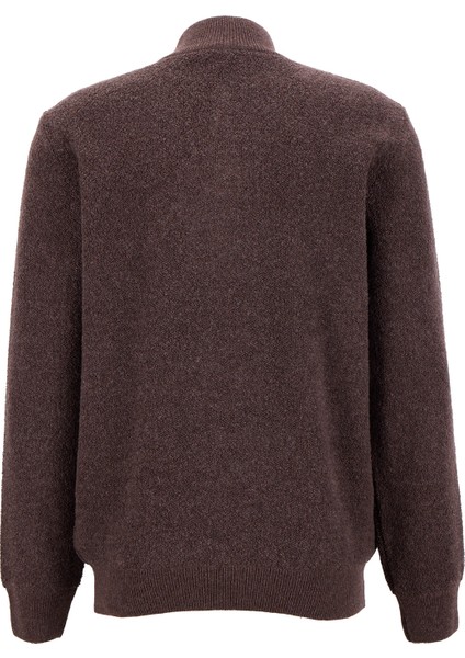 Bato Yaka Slim Fit Düz Kahve Erkek Kazak F5WM-KZK 2316 fiyatları