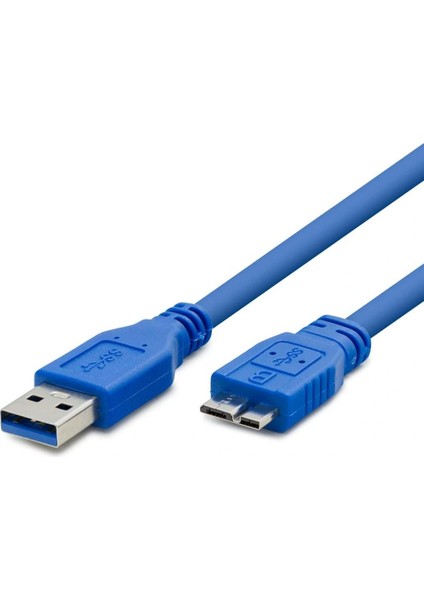 Usb3.0 To Note4 Harddisk Kablosu 50CM Mavi HDX7503