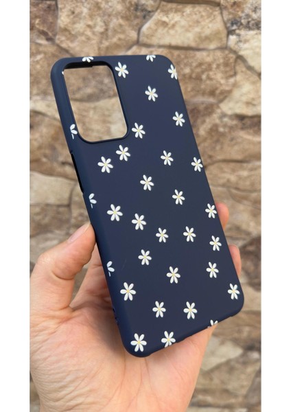 Oppo A16 Uyumlu Mini Papatya Desenli Silikon Darbe Emici Klasik Korumalı Rubber Kılıf modelleri
