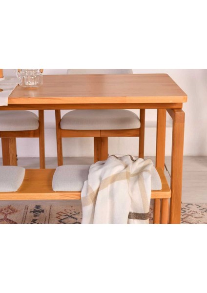 Cheri Ahşap Masası 140 cm Meşe modelleri