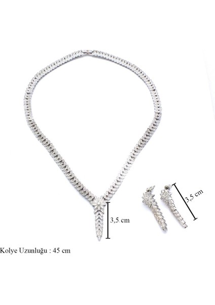 Çelik Taşlı Çiçek Model Kadın Set SET-163 fiyatları