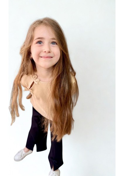 Fitilli Fiyonk Detaylı Kız Çocuk Takım fiyatları