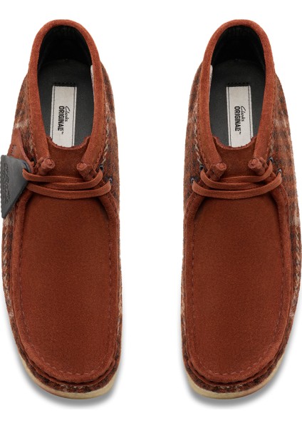 Kızıl Kahve Erkek Bot Wallabee Boot indirimleri