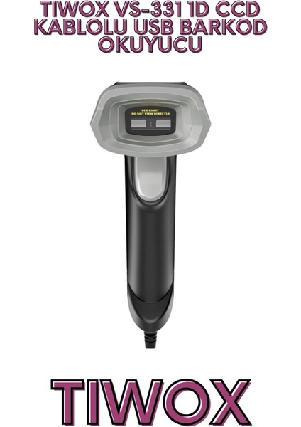 VS-331 1D CCD KABLOLU USB BARKOD OKUYUCU