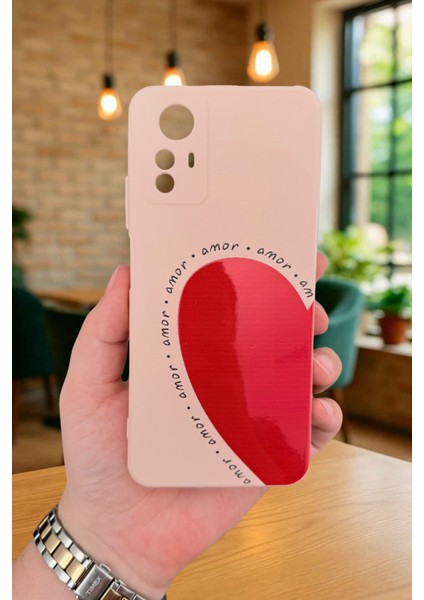 Redmi Note 12S - Amor Kalp Silikon Darbe Emici Klasik Korumalı Rubber Kılıf fiyatları