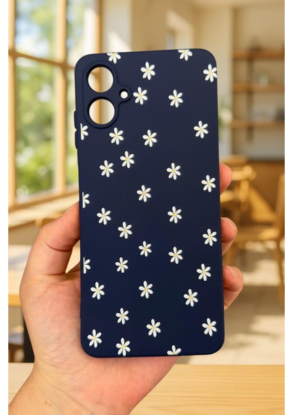 Samsung Galaxy A05 Uyumlu Mini Papatya Desenli Silikon Darbe Emici Klasik Korumalı Rubber Kılıf fiyatları