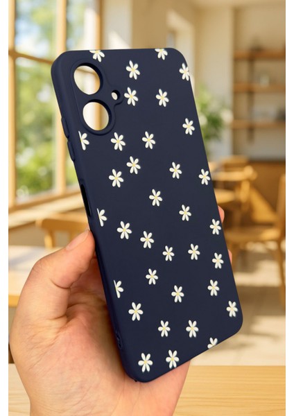 Samsung Galaxy A05 Uyumlu Mini Papatya Desenli Silikon Darbe Emici Klasik Korumalı Rubber Kılıf modelleri