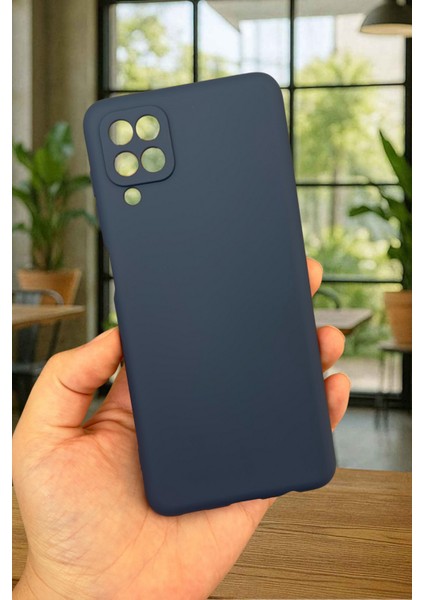 Samsung Galaxy A12 Silikon Darbe Emici Klasik Korumalı Rubber Kılıf