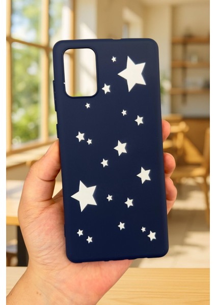 Samsung Galaxy A51 Uyumlu Mini Yıldız Desenli Silikon Darbe Emici Klasik Korumalı Rubber Kılıf fiyatları