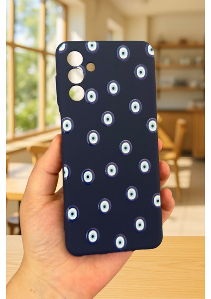 Samsung Galaxy A54 Uyumlu Nazar Boncuk Desenli Silikon Darbe Emici Klasik Korumalı Rubber Kılıf fiyatları