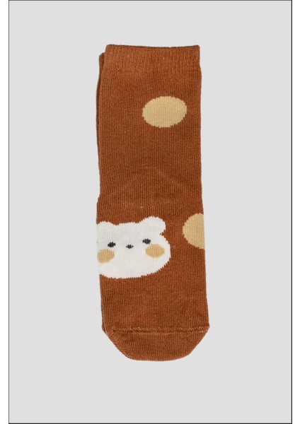 4 Çift Pamuklu Kaydırmaz Taban Çocuk Soket Çorap modelleri