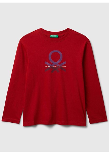 Baskılı Kırmızı Erkek Çocuk T-Shirt 3I1XC10Q3